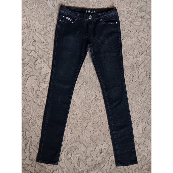 Saza Denim - Saza Jeans Dark Wash Skinny Jeans